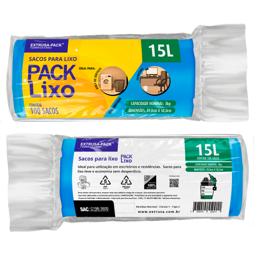 SACO PARA LIXO PACK LIXO ECONOMICO