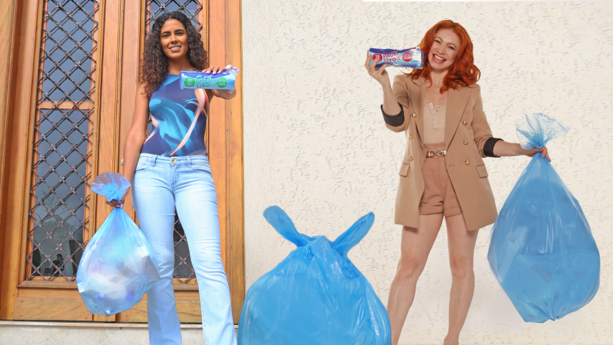 Saco de lixo azul: um item essencial em diversos ambientes